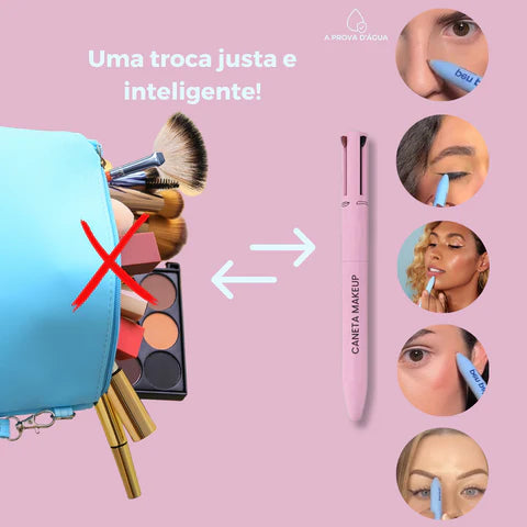 Caneta 4EM1 de Maquiagem - MakePro